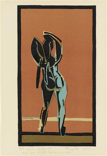 FRANÇOISE GILOT Three color lithographs.
